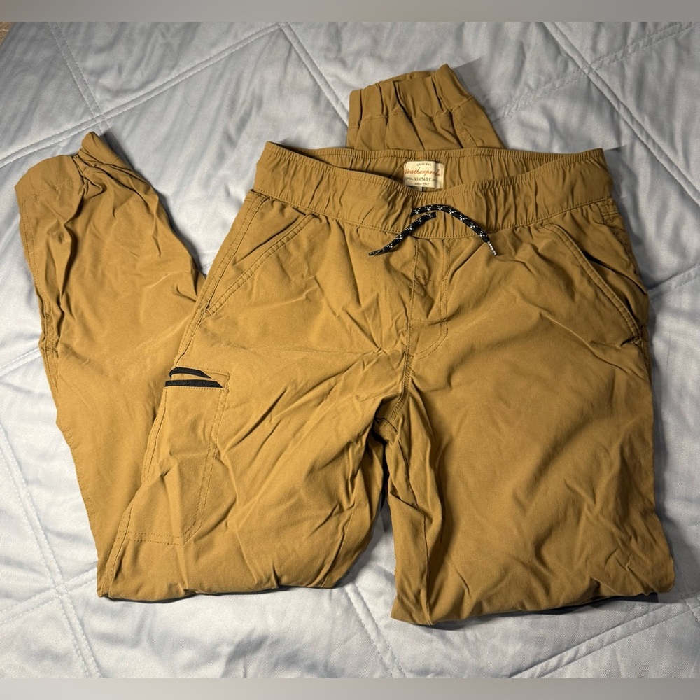 Kids’ Weatherproof Vintage Tan Fleece-Lined Pants